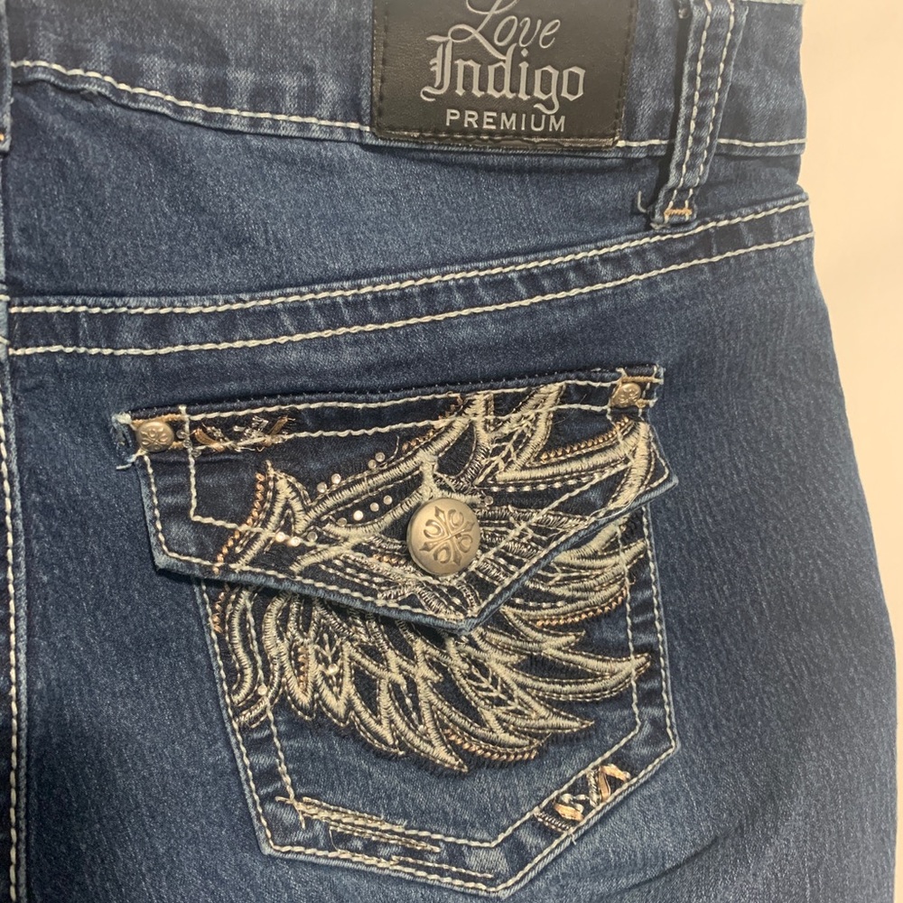 Love Indigo Premium Denim Womens Bootcut Jeans